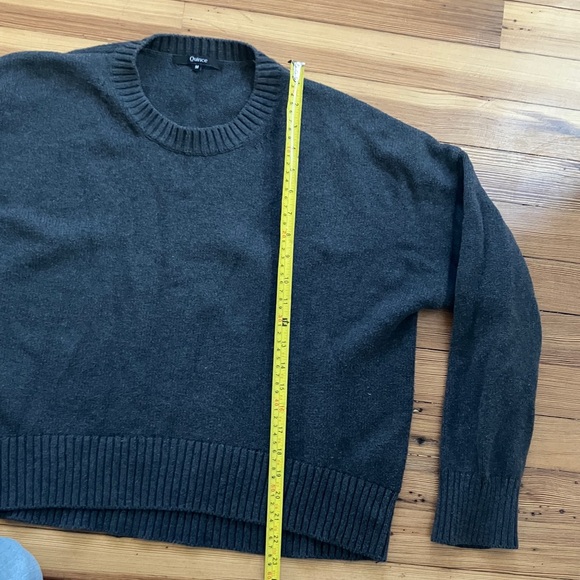 Quince oversized cotton boyfriend sweater - Picture 4 of 7